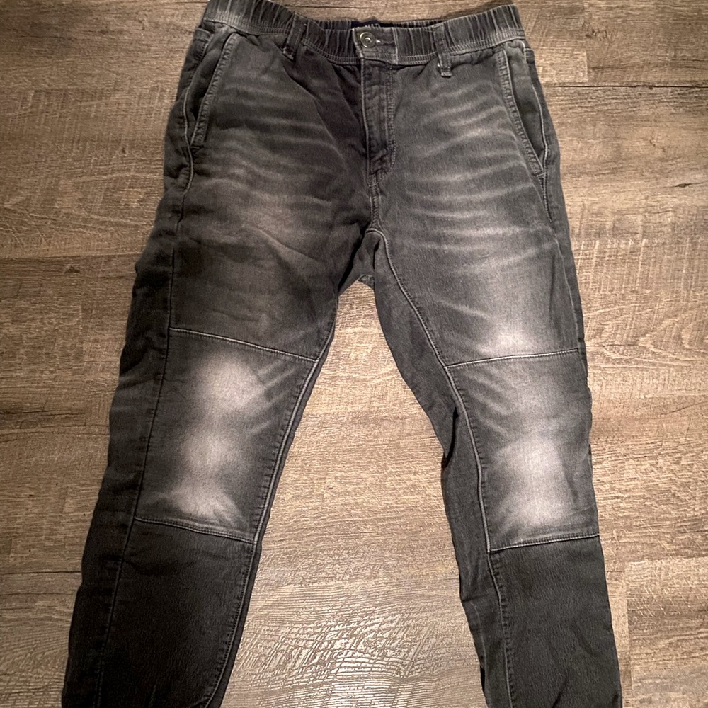 Mens Jean stretch joggers!